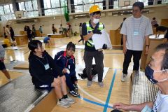 避難所づくり体験、ドローン活用も　水害想定し帯広市防災訓練練 3