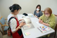 行列のできる人気となった対面朗読