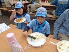 清水町剣山でキャンプ体験　ボーイスカウト帯広第７団