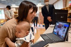 遠隔システム活用し乳児のオンライン健康相談会　芽室病院