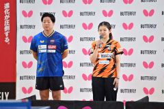 卓球トップ選手の技に児童歓声　Ｔリーグ帯広開催記念、帯広光南小など各地で教室 6