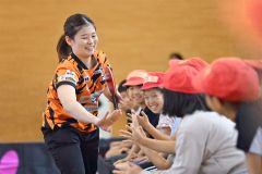 卓球トップ選手の技に児童歓声　Ｔリーグ帯広開催記念、帯広光南小など各地で教室 7