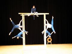 大きな歓声が起きたサーカスの公演
