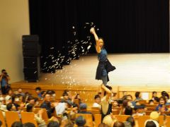 大きな歓声が起きたサーカスの公演
