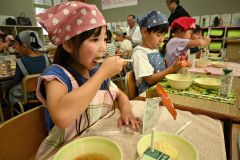 災害時備蓄用の給食提供や総合訓練　音更で防災の催し