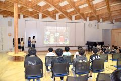 千葉県酒々井町の小学６年生８人と交流を深めた陸別小の児童