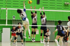 帯南商Ｖ　男子は白樺学園　理事長杯高校バレー 10
