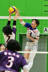 帯南商Ｖ　男子は白樺学園　理事長杯高校バレー 2