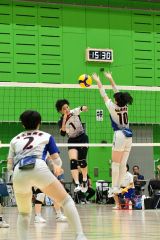 帯南商Ｖ　男子は白樺学園　理事長杯高校バレー 5
