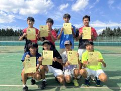 伊藤・水戸組Ｖ　女子は池田・三浦組　池田は単複２冠　高体連十勝支部新人ソフトテニス 27