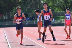 男子高学年中継点