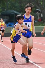 男子高学年中継点