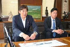 ロケット射場整備「特区活用も手」　岩本剛人参院議員が来社 2