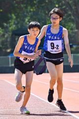 男子高学年中継点