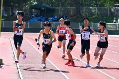 男子高学年中継点