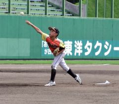 稲田タイガースの柳原太一主将