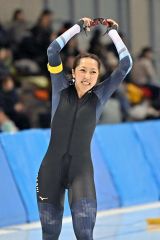飯田（星槎高帯広出）女子１５００、３０００首位　笠原（帯三条高出）男子１５００、３０００で２位　スピードスケートオーバル