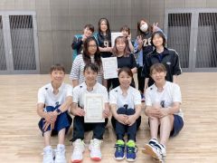女子Ｂクラス上位チーム。１位のファンタジスタ（手前）ら