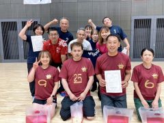 混成１８０以上の上位チーム。１位のもなるか（手前）ら