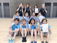 シーアユサミカが女子フリーＶ　混成フリーはＲＵＳＨ　高木皮膚科杯ミニバレー