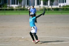 【決勝・札内・札内東・帯八―緑南・下音更】先発登板した緑南・下音更の西川紗嬉