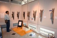 全道各地の博物館が所蔵する「上田式豆播器」を紹介している企画展