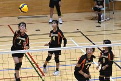 勝利を目指して熱戦を繰り広げる選手たち