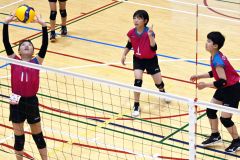 勝利を目指して熱戦を繰り広げる選手たち