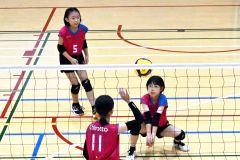 勝利を目指して熱戦を繰り広げる選手たち