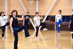 良い姿勢でのウォーキング術を学んだ参加者