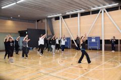 良い姿勢でのウォーキング術を学んだ参加者