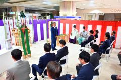 藤丸解体安全祈願祭（１６日、金野和彦撮影）