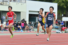 男子１００メートル第２１組