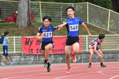 男子４００㍍リレー第３組