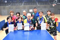 十勝勢５選手がマスターズ卓球全日本選手権へ意欲