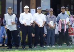 個人戦・男性の部の上位成績者