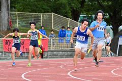 男子４００メートルリレー１組