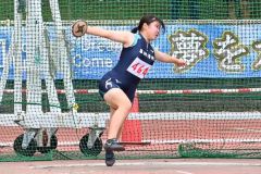 女子円盤投げ
