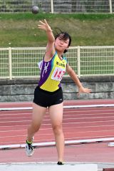 中学女子砲丸投げ