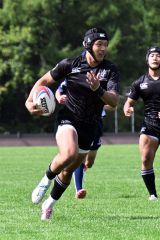 【１回戦・遠軽―湧別】４トライをあげた遠軽の吉田琉希也（新得中出）