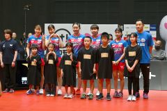 卓球Ｔリーグ女子・木下アビエル（ＡＫ）―トップおとめピンポンズ名古屋戦（金野和彦撮影）
