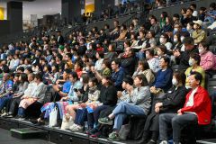 卓球Ｔリーグ女子・木下アビエル（ＡＫ）―トップおとめピンポンズ名古屋戦（金野和彦撮影）