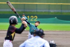 【決勝・ＳＯＵＴＨユニオン―士幌ファイターズ】先発登板したＳＯＵＴＨユニオンの濱田悠吾