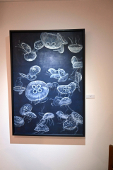 個性的な「かわいい」作品　イラストレーター岩沢さん「ギャラリー・バウム」で個展 4