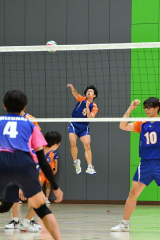 帯南商女子初Ｖ　男子は白樺学園連覇　横田忠義杯道高校バレー 6
