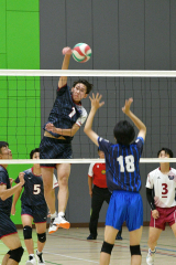 帯南商女子初Ｖ　男子は白樺学園連覇　横田忠義杯道高校バレー 9