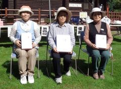 女性の部の上位入賞者