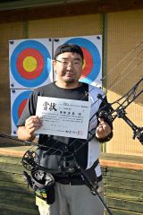 遠藤がＣＰ男子で十勝勢初Ｖ、全日本へ　道ターゲットアーチェリー選手権