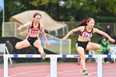 女子400メートル障害B決勝