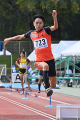 男子三段跳び予選